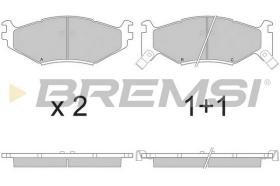 Bremsi BP2629 - PASTTILLA DE  FRENO | BRAKE PADS