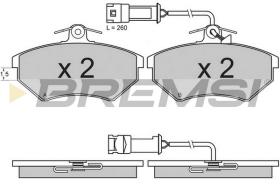 Bremsi BP2644 - PASTTILLA DE  FRENO | BRAKE PADS