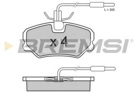 Bremsi BP2646 - PASTTILLA DE  FRENO | BRAKE PADS