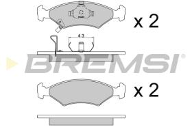 Bremsi BP2647 - PASTTILLA DE  FRENO | BRAKE PADS
