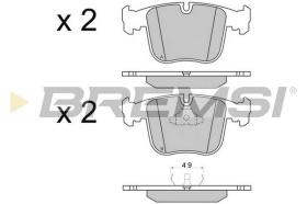 Bremsi BP2651 - PASTILLA DE FRENO | BRAKE PADS
