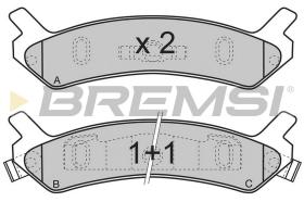 Bremsi BP2655 - PASTTILLA DE  FRENO | BRAKE PADS