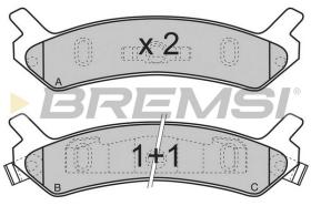 Bremsi BP2655 - PASTIGLIE FRENO | BRAKE PADS