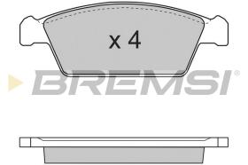 Bremsi BP2668 - PASTTILLA DE  FRENO | BRAKE PADS