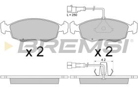 Bremsi BP2669 - PASTTILLA DE  FRENO | BRAKE PADS