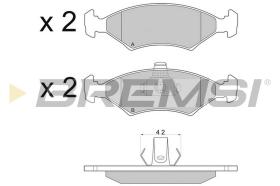 Bremsi BP2675 - PASTTILLA DE  FRENO | BRAKE PADS
