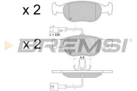 Bremsi BP2676 - PASTTILLA DE  FRENO | BRAKE PADS