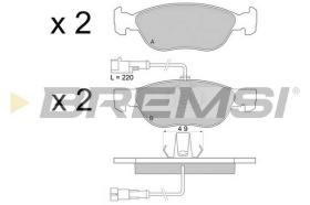 Bremsi BP2677 - PASTILLA DE FRENO | BRAKE PADS