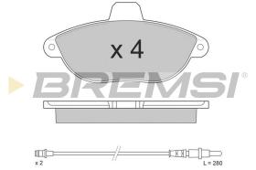 Bremsi BP2678 - PASTTILLA DE  FRENO | BRAKE PADS
