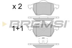 Bremsi BP2679 - PASTILLA DE FRENO | BRAKE PADS
