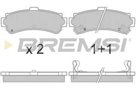 Bremsi BP2690 - PASTILLA DE FRENO | BRAKE PADS