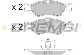 Bremsi BP2704 - PASTTILLA DE  FRENO | BRAKE PADS