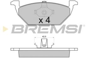 Bremsi BP2712 - PASTTILLA DE  FRENO | BRAKE PADS