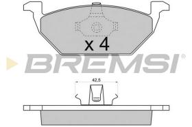 Bremsi BP2712 - PASTTILLA DE  FRENO | BRAKE PADS