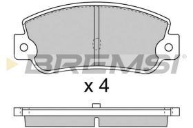 Bremsi BP2714 - PASTTILLA DE  FRENO | BRAKE PADS