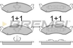 Bremsi BP2715 - PASTILLA DE FRENO | BRAKE PADS