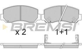Bremsi BP2727 - BRAKE PADS