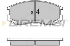 Bremsi BP2732 - PASTTILLA DE  FRENO | BRAKE PADS
