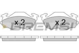 Bremsi BP2738 - PASTTILLA DE  FRENO | BRAKE PADS