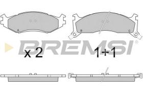 Bremsi BP2739 - PASTILLA DE FRENO | BRAKE PADS