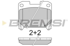 Bremsi BP2741 - PASTTILLA DE  FRENO | BRAKE PADS