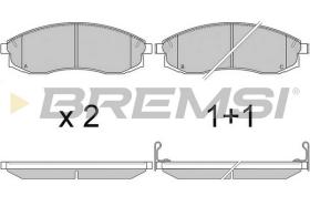 Bremsi BP2743 - PASTTILLA DE  FRENO | BRAKE PADS