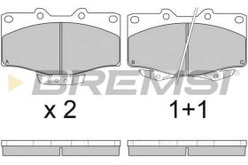 Bremsi BP2748 - PASTILLA DE FRENO | BRAKE PADS