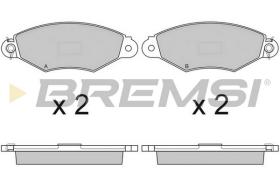 Bremsi BP2749 - PASTTILLA DE  FRENO | BRAKE PADS