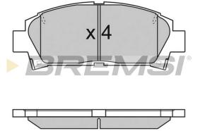 Bremsi BP2752 - PASTILLA DE FRENO | BRAKE PADS