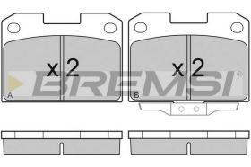 Bremsi BP2755 - PASTTILLA DE  FRENO | BRAKE PADS