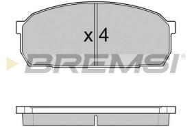 Bremsi BP2756 - PASTILLA DE FRENO | BRAKE PADS