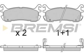 Bremsi BP2759 - PASTTILLA DE  FRENO | BRAKE PADS