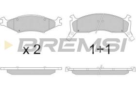 Bremsi BP2772 - PASTTILLA DE  FRENO | BRAKE PADS