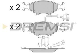 Bremsi BP2776 - PASTTILLA DE  FRENO | BRAKE PADS