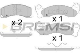 Bremsi BP2780 - PASTTILLA DE  FRENO | BRAKE PADS