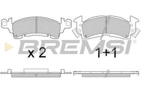 Bremsi BP2781 - PASTILLA DE FRENO | BRAKE PADS