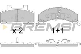 Bremsi BP2785 - PASTILLA DE FRENO | BRAKE PADS