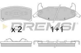 Bremsi BP2787 - PASTIGLIE FRENO | BRAKE PADS