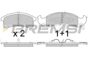 Bremsi BP2789 - PASTIGLIE FRENO | BRAKE PADS