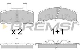 Bremsi BP2790 - PASTILLA DE FRENO | BRAKE PADS