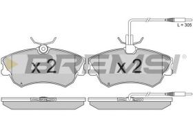 Bremsi BP2801 - PASTILLA DE FRENO | BRAKE PADS