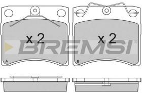 Bremsi BP2802 - PASTTILLA DE  FRENO | BRAKE PADS