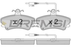 Bremsi BP2809 - PASTTILLA DE  FRENO | BRAKE PADS