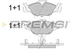 Bremsi BP2810 - PASTTILLA DE  FRENO | BRAKE PADS