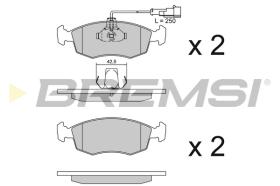 Bremsi BP2817 - PASTTILLA DE  FRENO | BRAKE PADS