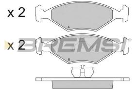 Bremsi BP2822 - PASTILLA DE FRENO | BRAKE PADS
