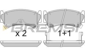 Bremsi BP2826 - PASTTILLA DE  FRENO | BRAKE PADS