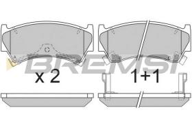 Bremsi BP2826 - PASTIGLIE FRENO | BRAKE PADS