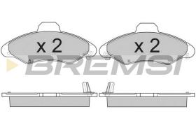 Bremsi BP2827 - PASTTILLA DE  FRENO | BRAKE PADS