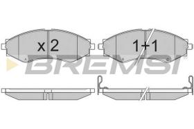 Bremsi BP2834 - BRAKE PADS